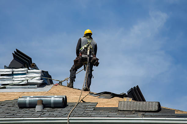 Professional Storm Damage Roof Repair technician working in Martinsburg, PA